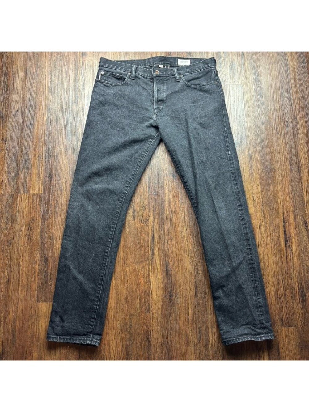 Todd Snyder Selvedge Jeans Men 33x32 Cotton Japanese Denim Faded Black Slim